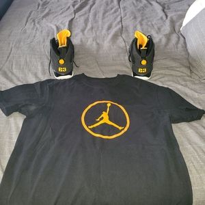 Jordan 9 Citris with Matching Shirt